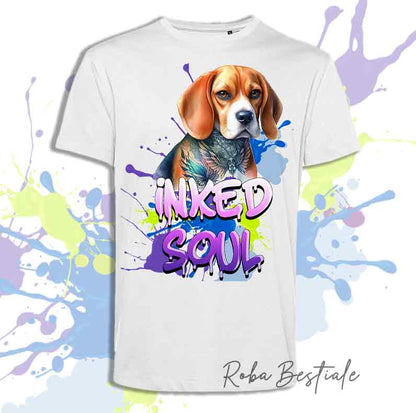 T-shirt INKED SOUL - BEAGLE Tricolore