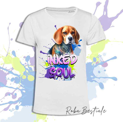 T-shirt INKED SOUL - BEAGLE Tricolore