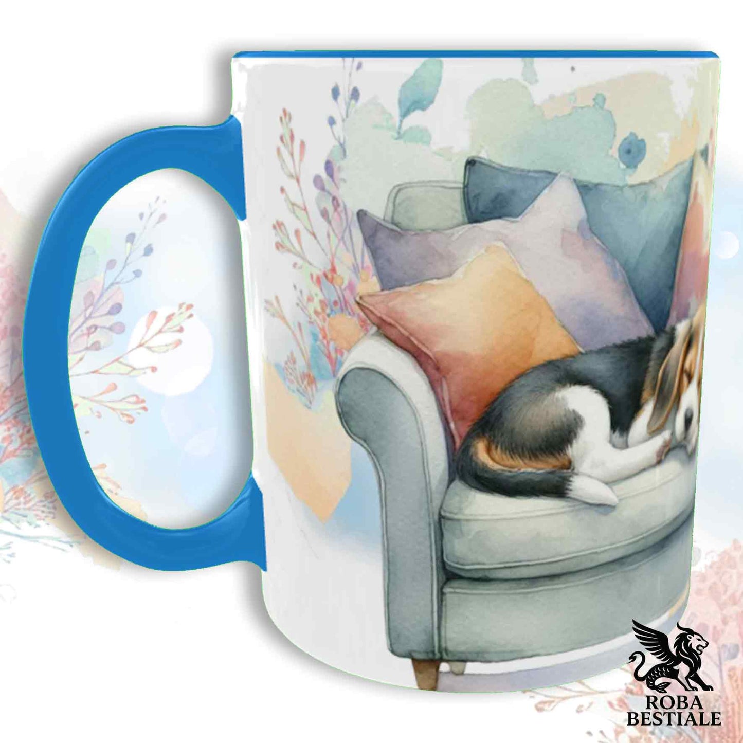 SOFT LIFE Mug - BEAGLE - Ceramic, color of choice - 330 ml
