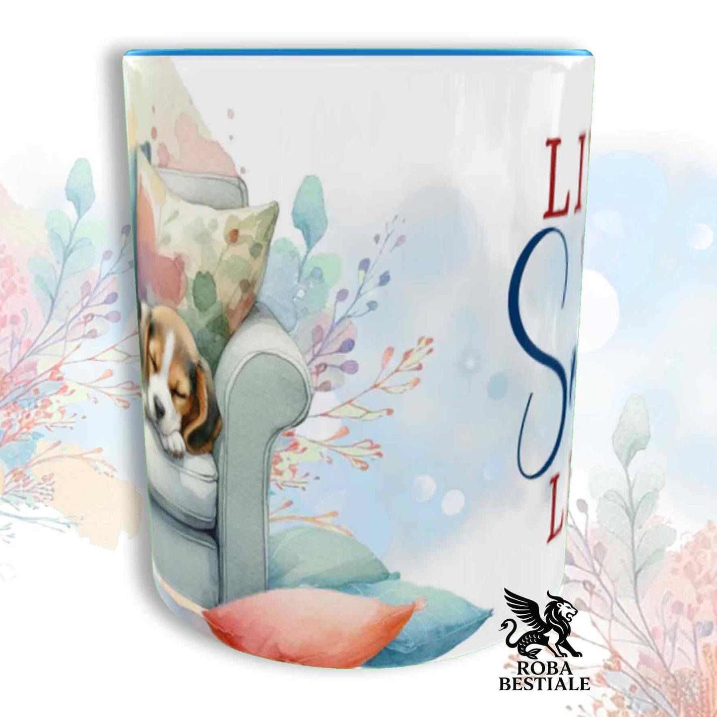 SOFT LIFE Mug - BEAGLE - Ceramic, color of choice - 330 ml