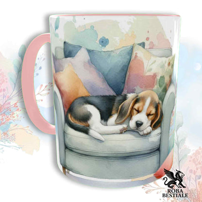 SOFT LIFE Mug - BEAGLE - Ceramic, color of choice - 330 ml