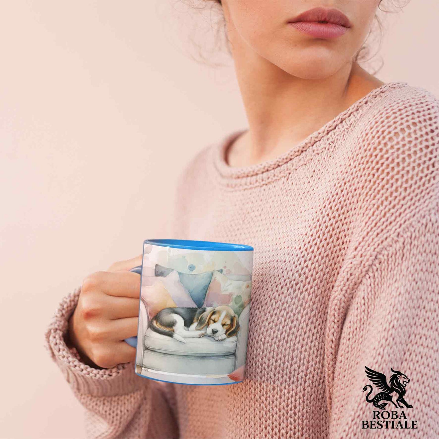 SOFT LIFE Mug - BEAGLE - Ceramic, color of choice - 330 ml