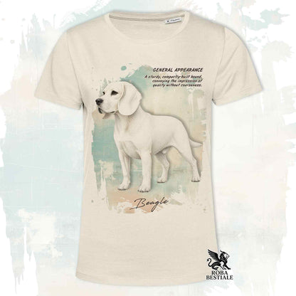 T-Shirt APPEARANCE - BEAGLE Bianco - Bianca o Beige, da Uomo o da Donna - dalla XS alla 5XL