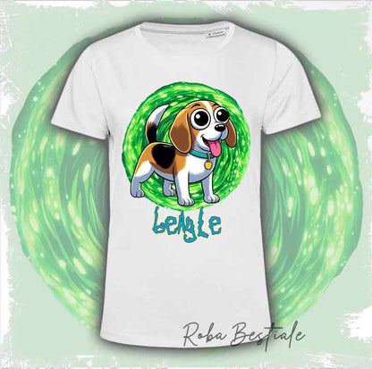 RICK &amp; MORTY - LABRADOR RETRIEVER Chocolate T-Shirt