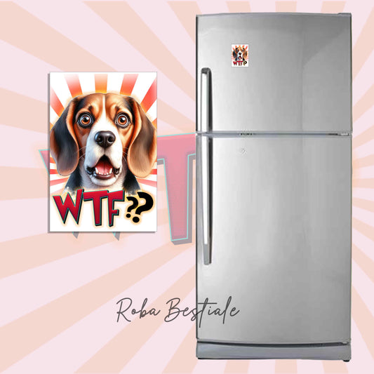 WTF magnet?? - BEAGLE Black Tricolor