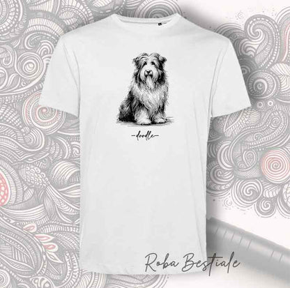T-Shirt DOODLE - BEARDED COLLIE