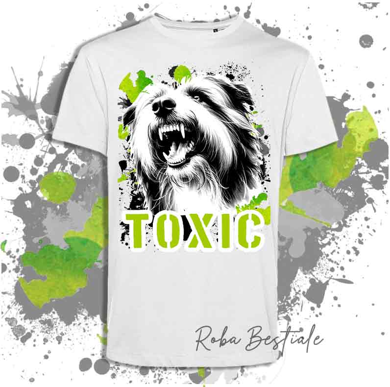 T-Shirt TOXIC - BEARDED COLLIE