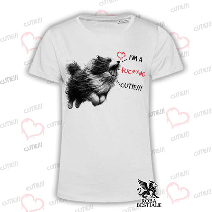 I'M A FUC**NG CUTIE T-Shirt - BEARDED COLLIE