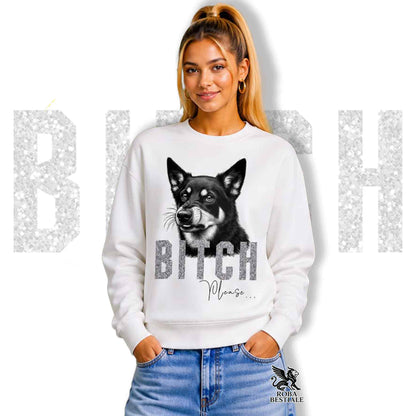 Felpa BI**H, PLEASE - AUSTRALIAN KELPIE - Girocollo, Unisex, in tanti colori! - dalla XS alla 3XL