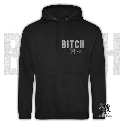 Felpa BI**H, PLEASE - JACK RUSSELL TERRIER Smooth - Con Cappuccio e Tasconi, Unisex, in tanti colori - dalla XS alla 5XL