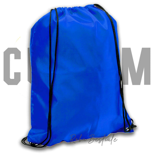 Sacca Zainetto PERSONALIZZABILE - In Poliestere - Coulisse e occhielli in metallo - Diversi colori disponibili