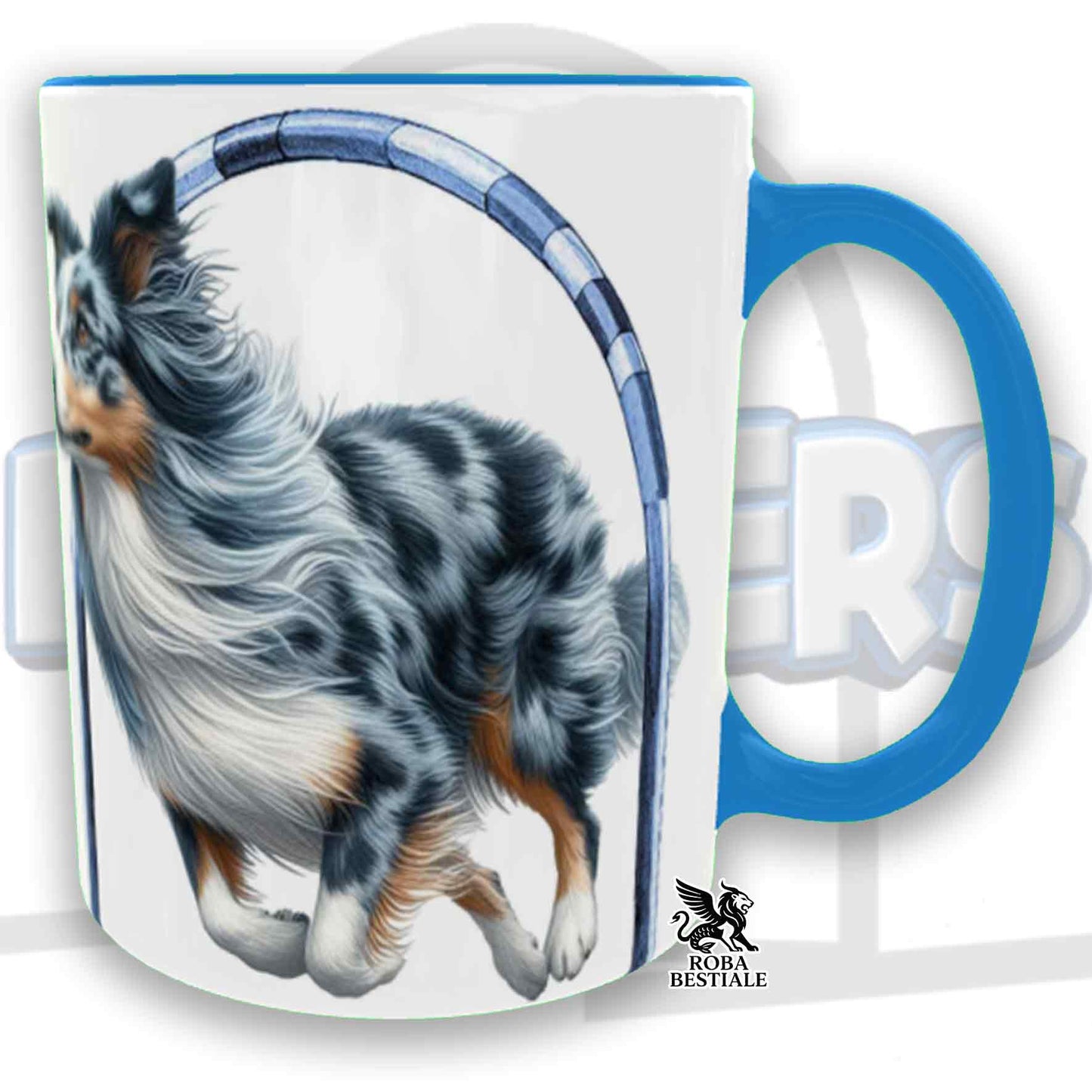 HOOPERS Mug - AUSTRALIAN CATTLE DOG Red