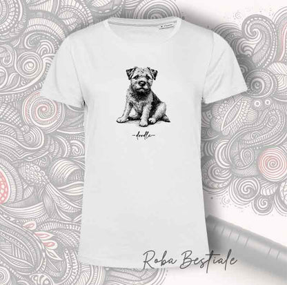T-Shirt DOODLE - BORDER TERRIER