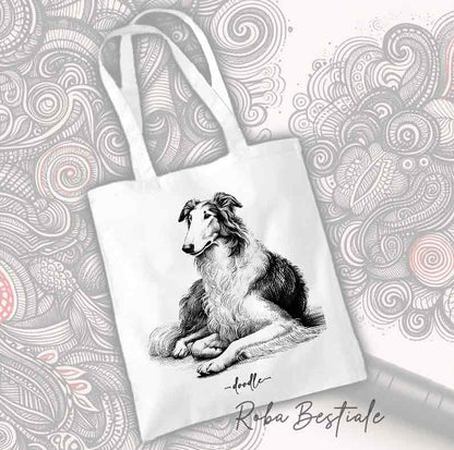 Shopper DOODLE - BORZOI