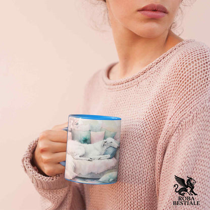 Tazza SOFT LIFE - BORZOI Bianco - In Ceramica, colore a scelta - 330 ml