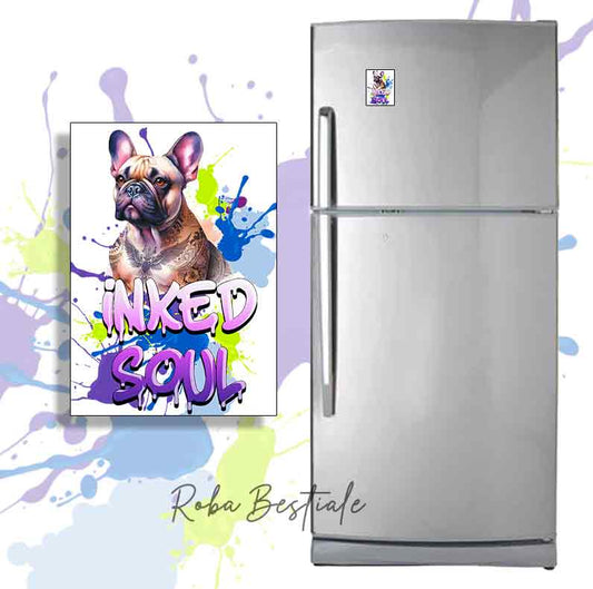Magnete INKED SOUL - BOULEDOGUE FRANCAIS Fawn