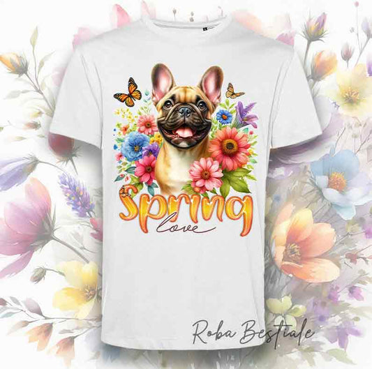 T-Shirt SPRING LOVE - BOULEDOGUE FRANCAIS Fulvo