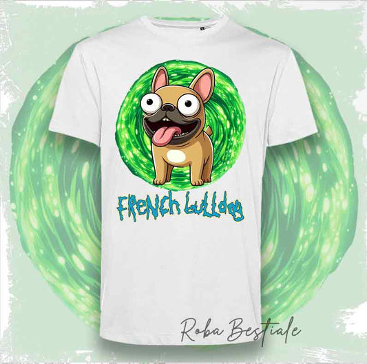T-Shirt RICK & MORTY - BOULEDOGUE FRANCAIS Fulvo