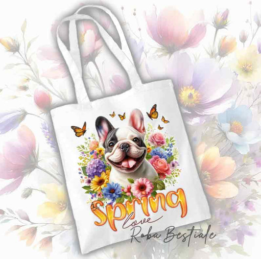 Shopper SPRING LOVE - BOULEDOGUE FRANCAIS Caille