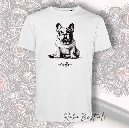 DOODLE T-Shirt - BOULEDOGUE FRANCAIS Caille