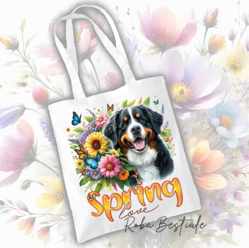 Shopper SPRING LOVE - BERNESE MOUNTAIN DOG