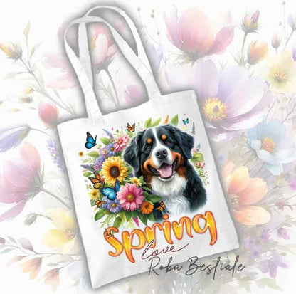Tote Bag BOVARO DEL BERNESE - Collezione Spring Love