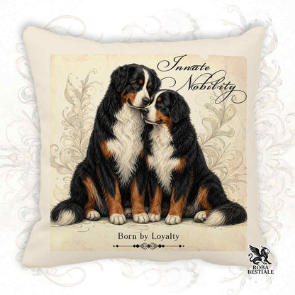 Cuscino NOBILITY - BOVARO DEL BERNESE - 100% Tela di Cotone - 40x40 cm