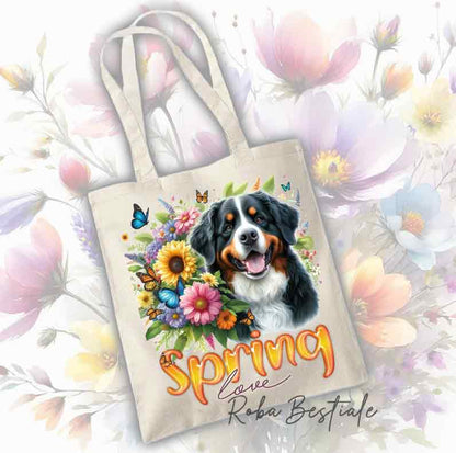 Tote Bag BOVARO DEL BERNESE - Collezione Spring Love
