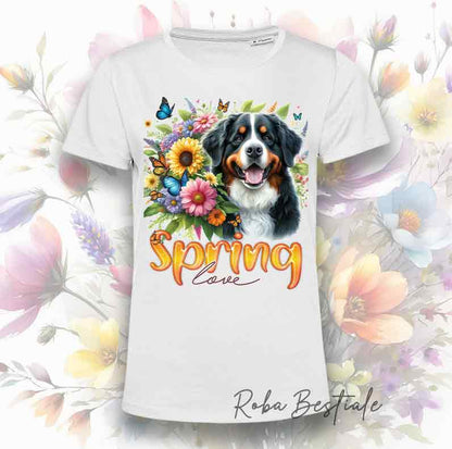 T-Shirt SPRING LOVE - BOVARO DEL BERNESE