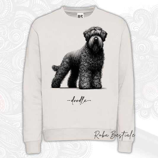 Felpa DOODLE - BOVARO DELLE FIANDRE - Girocollo, Unisex, in tanti colori! - dalla XS alla 3XL