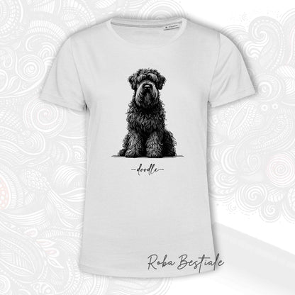 T-Shirt DOODLE - BOVARO DELLE FIANDRE - Uomo o Donna, disponibile in diversi colori - dalla XS alla 5XL