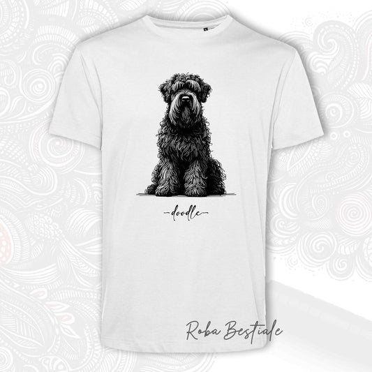 T-Shirt DOODLE - BOVARO DELLE FIANDRE - Uomo o Donna, disponibile in diversi colori - dalla XS alla 5XL