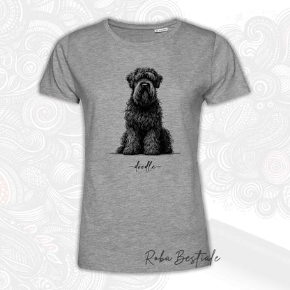 T-Shirt DOODLE - BOVARO DELLE FIANDRE - Uomo o Donna, disponibile in diversi colori - dalla XS alla 5XL
