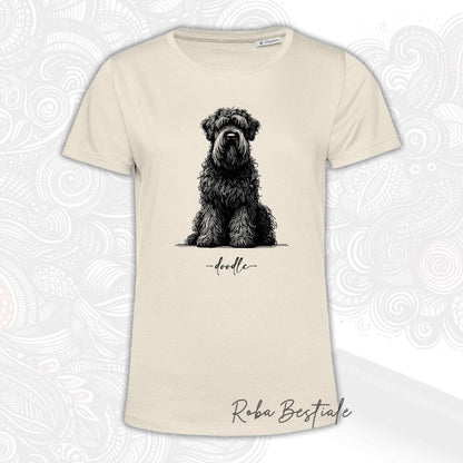 T-Shirt DOODLE - BOVARO DELLE FIANDRE - Uomo o Donna, disponibile in diversi colori - dalla XS alla 5XL