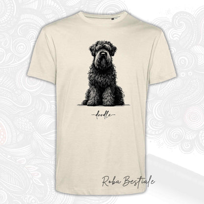 T-Shirt DOODLE - BOVARO DELLE FIANDRE - Uomo o Donna, disponibile in diversi colori - dalla XS alla 5XL