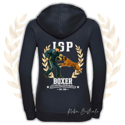 Felpa IGP ATTACK - BOXER Fulvo - Con Cappuccio e Full Zip, Uomo o Donna, in tanti colori - dalla XS alla 5XL