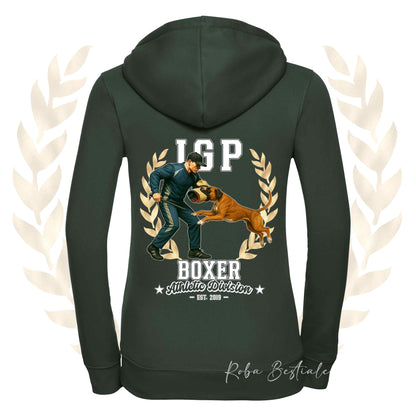 Felpa IGP ATTACK - BOXER Fulvo - Con Cappuccio e Full Zip, Uomo o Donna, in tanti colori - dalla XS alla 5XL