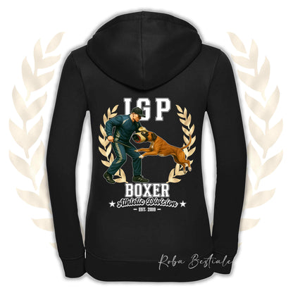 Felpa IGP ATTACK - BOXER Fulvo - Con Cappuccio e Full Zip, Uomo o Donna, in tanti colori - dalla XS alla 5XL