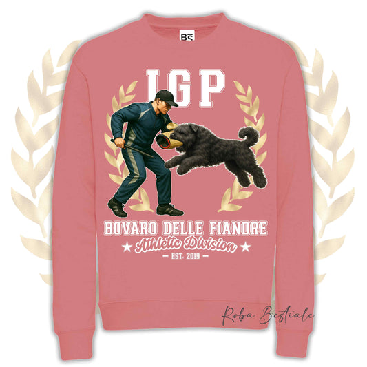 Felpa Invernale IGP ATTACK - BOVARO DELLE FIANDRE - Girocollo, Unisex, in tanti colori! - dalla XS alla 3XL
