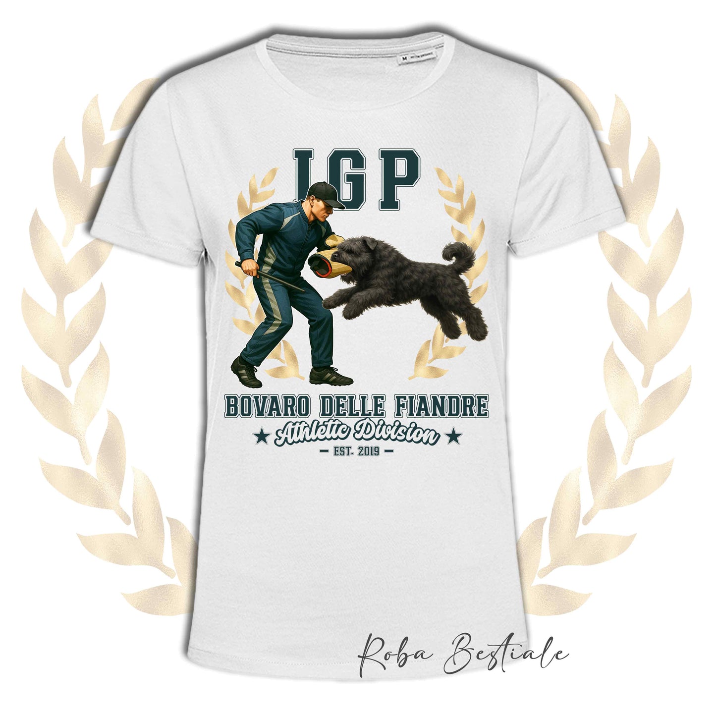 T-Shirt IGP ATTACK - BOVARO DELLE FIANDRE - Uomo o Donna, disponibile in tanti colori - dalla XS alla 5XL