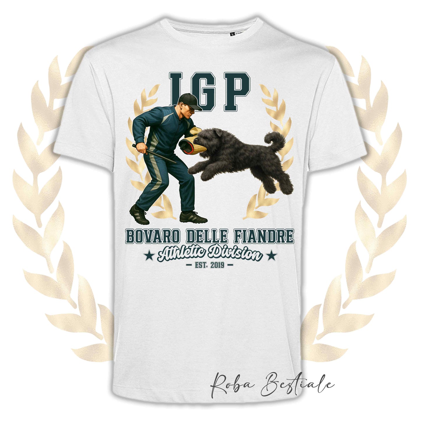 T-Shirt IGP ATTACK - BOVARO DELLE FIANDRE - Uomo o Donna, disponibile in tanti colori - dalla XS alla 5XL