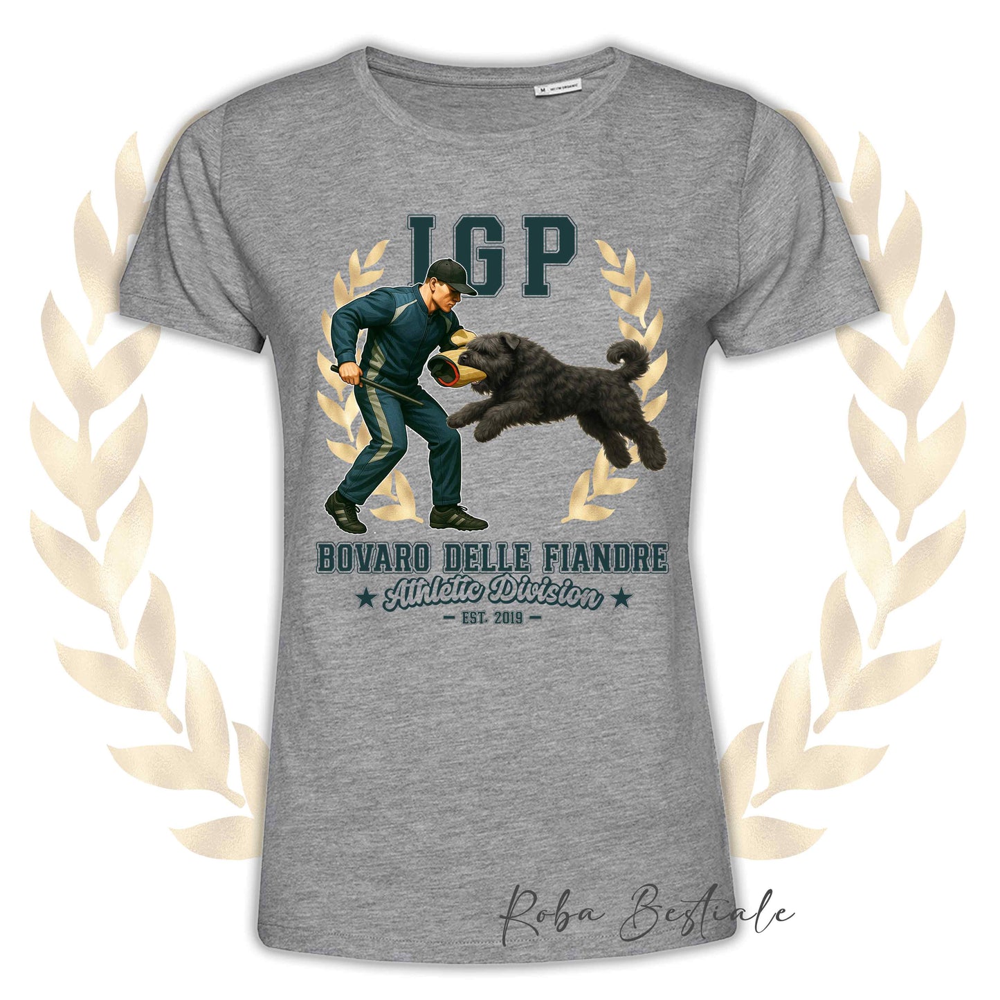 T-Shirt IGP ATTACK - BOVARO DELLE FIANDRE - Uomo o Donna, disponibile in tanti colori - dalla XS alla 5XL