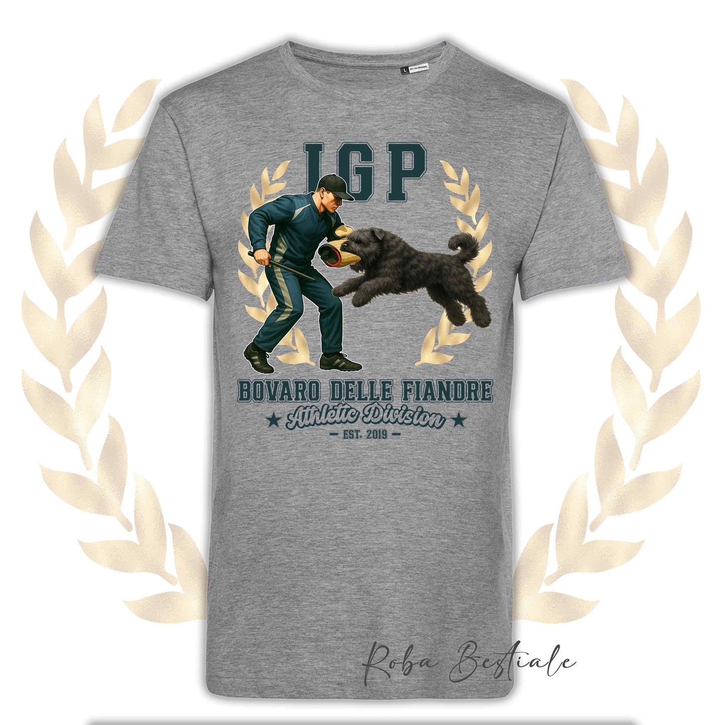 T-Shirt IGP ATTACK - BOVARO DELLE FIANDRE - Uomo o Donna, disponibile in tanti colori - dalla XS alla 5XL