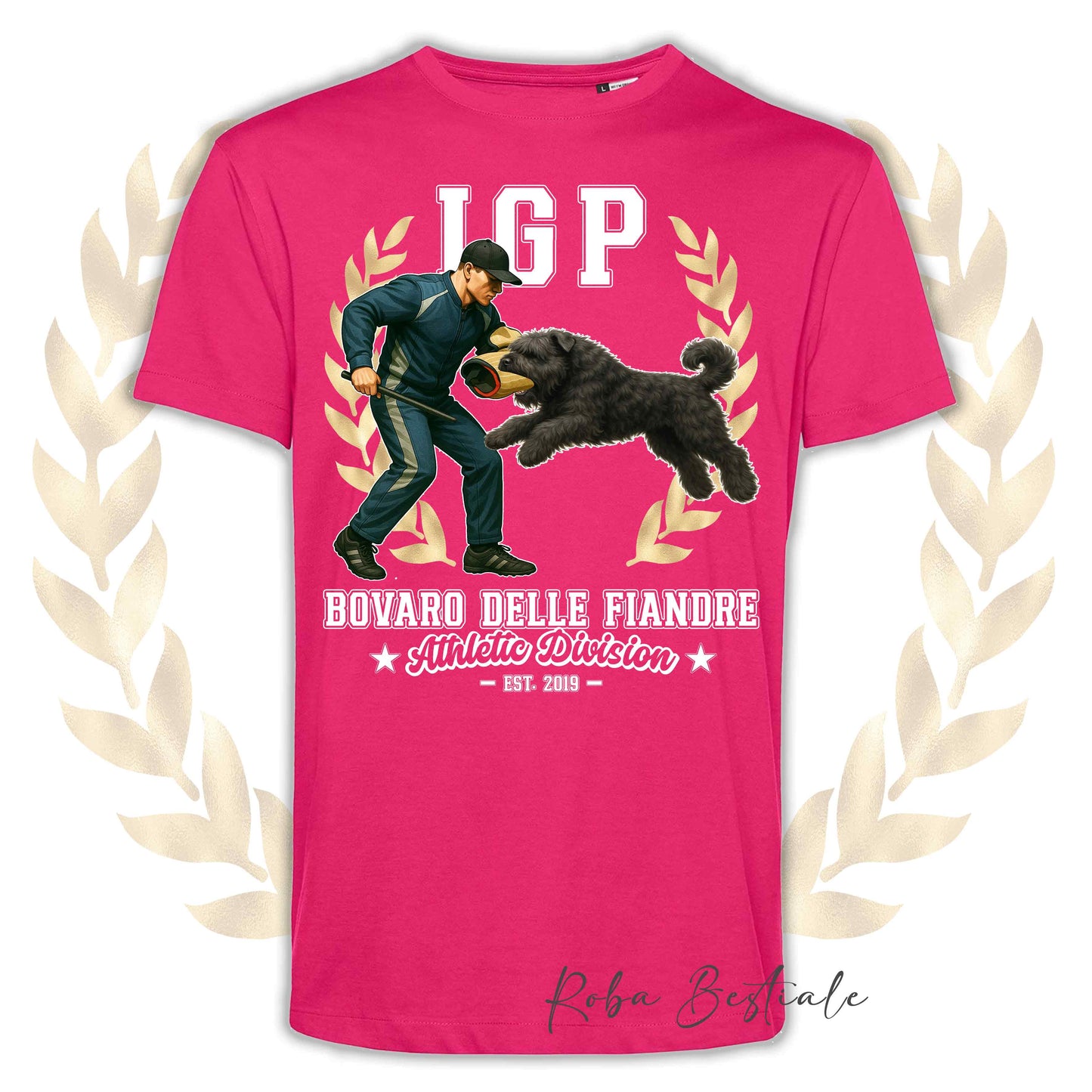 T-Shirt IGP ATTACK - BOVARO DELLE FIANDRE - Uomo o Donna, disponibile in tanti colori - dalla XS alla 5XL