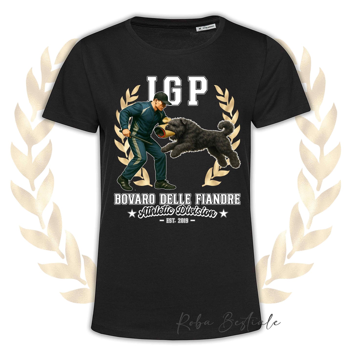 T-Shirt IGP ATTACK - BOVARO DELLE FIANDRE - Uomo o Donna, disponibile in tanti colori - dalla XS alla 5XL