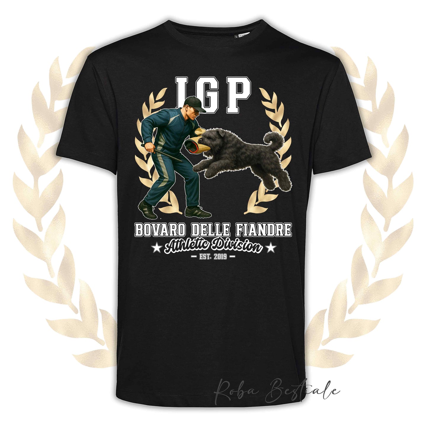 T-Shirt IGP ATTACK - BOVARO DELLE FIANDRE - Uomo o Donna, disponibile in tanti colori - dalla XS alla 5XL