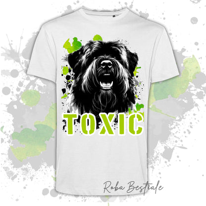 T-Shirt TOXIC - BOVARO DELLE FIANDRE - Uomo o Donna, disponibile in tanti colori - dalla XS alla 5XL