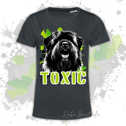 T-Shirt TOXIC - BOVARO DELLE FIANDRE - Uomo o Donna, disponibile in tanti colori - dalla XS alla 5XL