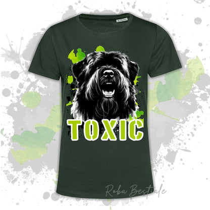 T-Shirt TOXIC - BOVARO DELLE FIANDRE - Uomo o Donna, disponibile in tanti colori - dalla XS alla 5XL
