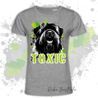 T-Shirt TOXIC - BOVARO DELLE FIANDRE - Uomo o Donna, disponibile in tanti colori - dalla XS alla 5XL